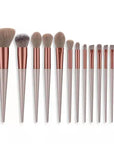 13 Pieces Soft Fluffy Makeup Brushes Set For Foundation Blush Powder Eyeshadow Kabuki Beauty Tool