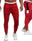 2024 New Men's Fashion Track Pants: Long Trousers for Fitness Workout