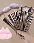 1/20pcs Professional Makeup Brushes Set Super Soft Detail Blush Highlighter Foundation Concealer Eyeshadow Beauty Tool