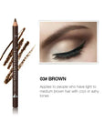 12 Pieces/Set Waterproof Eyebrow Pencil Precise Eyebrow Definer Black Blonde Brown Long Lasting Makeup 3 Color Cosmetic