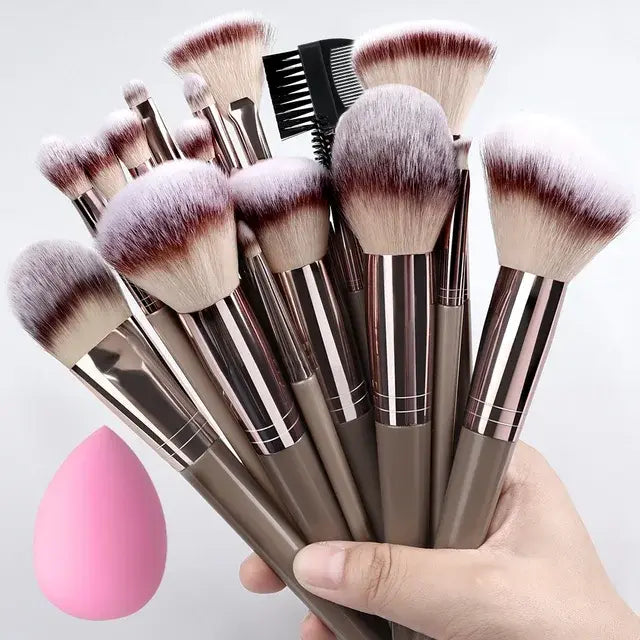 1/20pcs Professional Makeup Brushes Set Super Soft Detail Blush Highlighter Foundation Concealer Eyeshadow Beauty Tool