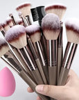 1/20pcs Professional Makeup Brushes Set Super Soft Detail Blush Highlighter Foundation Concealer Eyeshadow Beauty Tool