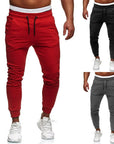 2024 New Men's Fashion Track Pants: Long Trousers for Fitness Workout