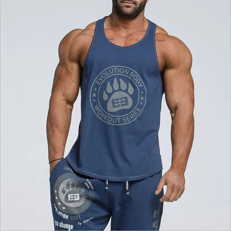 2024 Men&#39;s Bodybuilding Stringer Tank Tops: Fitness Singlets