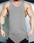 Men's Athletic Gym Fitness Tank Top - Solid Sleeveless Vest