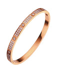 2024 New Design Cross Stud Zircon Bracelet Stainless Steel Bracelet For Women Brand Jewelry