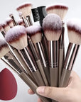 1/20pcs Professional Makeup Brushes Set Super Soft Detail Blush Highlighter Foundation Concealer Eyeshadow Beauty Tool