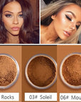 Makeup Loose Setting Powder Matte Mineral, bake powder