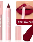 Nude Brown Lip Liner Pen 18 Color Red Contour Tint Waterproof Labial Makeup Matte Lipstick Crayon Pencil Lip Contour Cosmetic