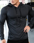 Mens Fitness Tracksuit Running Sport Hoodie