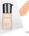 VERONNI Natural Waterproof Foundation High Quality Face Makeup Liquid Cosmetics Professional Makeup Concealer