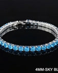 Tennis Bracelet Bangle for Women Wedding Fashion Jewelry Party Gift