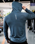 Mens Fitness Tracksuit Running Sport Hoodie