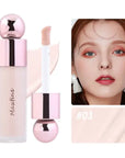 High Coverage Nude Matte Liquid Concealer Moisturizing Oil Control Long Lasting No Smudges