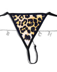 Custom Thongs With Alphabet Jewelry Personalized Crystal Letter Underwear