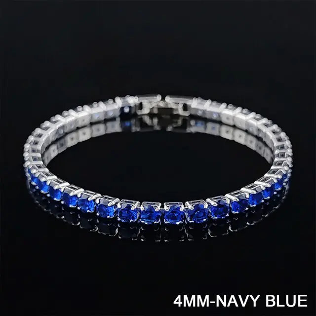 Tennis Bracelet Bangle for Women Wedding Fashion Jewelry Party Gift