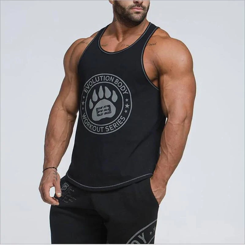 2024 Men&#39;s Bodybuilding Stringer Tank Tops: Fitness Singlets