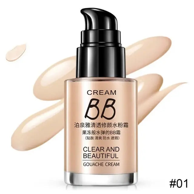 BIOAQUA Face Liquid Foundation Makeup Concealer Waterproof Brighten Whitening Long Lasting BB Cream Cosmetics