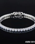 Tennis Bracelet Bangle for Women Wedding Fashion Jewelry Party Gift