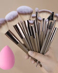 1/20pcs Professional Makeup Brushes Set Super Soft Detail Blush Highlighter Foundation Concealer Eyeshadow Beauty Tool