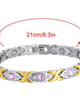 Twisted Magnetic Therapy Bracelet for Women: Fashionable Energy Jewelry