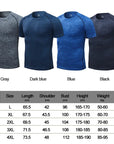 Men's Quick Dry Compression Running T-Shirts: Fitness & Soccer Sportswear