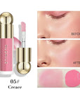 Multipurpose Liquid Blush Creamy Eye Lip Makeup Waterproof Blusher