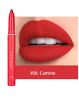 HANDAIYAN Matte Lipstick Non-smudge Rotating Lipstick Lip Liner with Pencil Sharpener