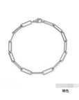 Women's Stainless Steel Curb Cuban Link Bracelet by Davieslee Jewelry