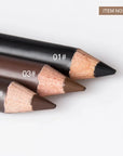 12 Pieces/Set Waterproof Eyebrow Pencil Precise Eyebrow Definer Black Blonde Brown Long Lasting Makeup 3 Color Cosmetic