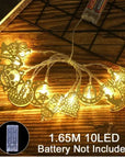 Eid Mubarak Moon Star Led String Light