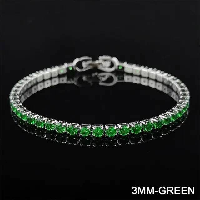 Tennis Bracelet Bangle for Women Wedding Fashion Jewelry Party Gift