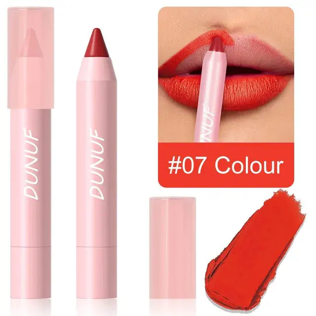 Nude Brown Lip Liner Pen 18 Color Red Contour Tint Waterproof Labial Makeup Matte Lipstick Crayon Pencil Lip Contour Cosmetic