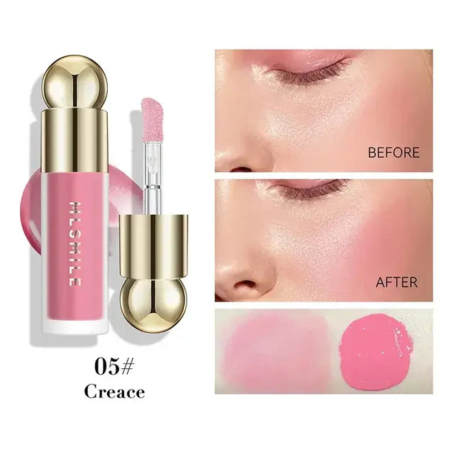 Multipurpose Liquid Blush Creamy Eye Lip Makeup Waterproof Blusher