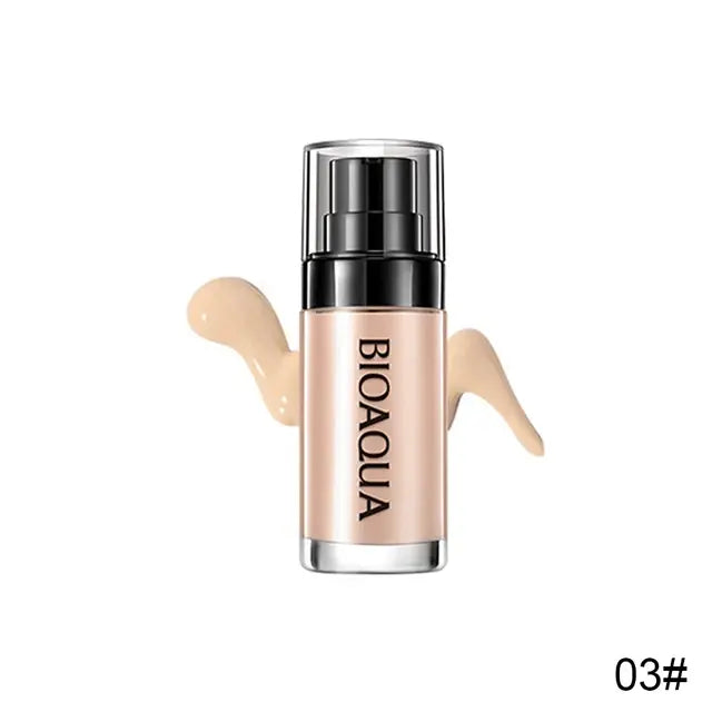 BIOAQUA Face Liquid Foundation Makeup Concealer Waterproof Brighten Whitening Long Lasting BB Cream Cosmetics