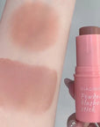 Soft blush stick, natural, saturated, long-lasting, waterproof, brightens skin tone, expanding color