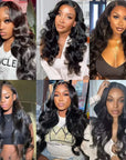 Brazilian Body Wave Hair Bundles 100% Virgin Human Hair Extensions Natural Color Remy Hair 1/3/4 Pieces