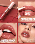 O.TWO.O Double Head Matte Lipstick 24hr Non-Stick Cup Lip Gloss Tint Plumper Long Lasting Waterproof Lipstick Makeup