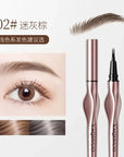 2 Point Wild Eyebrow Pencil Long Lasting Easy to Hold Eyebrow Tattoo Waterproof Fine Liquid Silkworm Korean Makeup